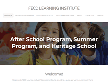 Tablet Screenshot of learning.fecc.us